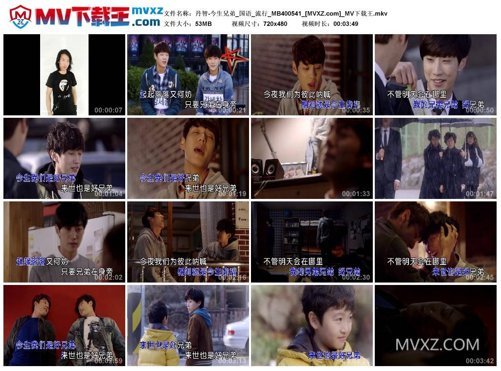 丹智-今生兄弟_国语_流行_MB400541